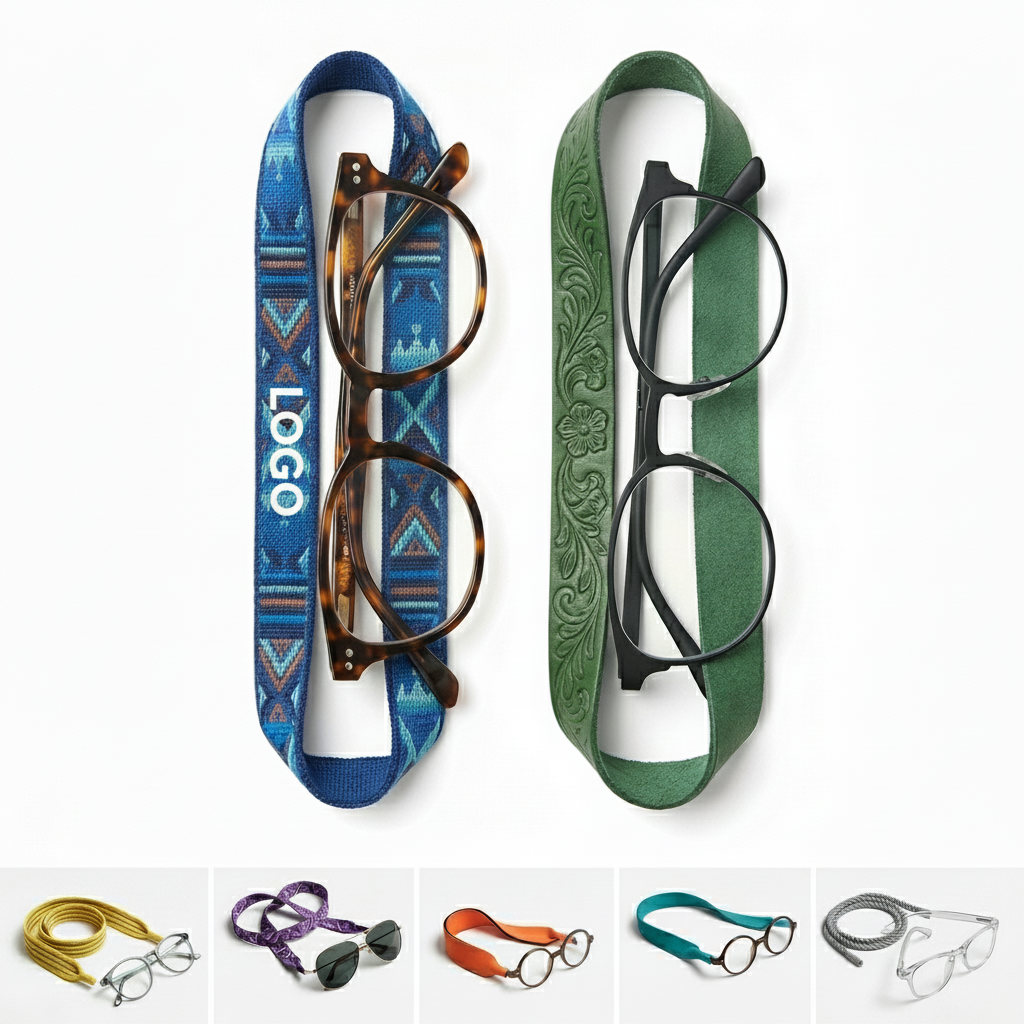 Adjustable Multi-Color Eyeglass Retainer Straps