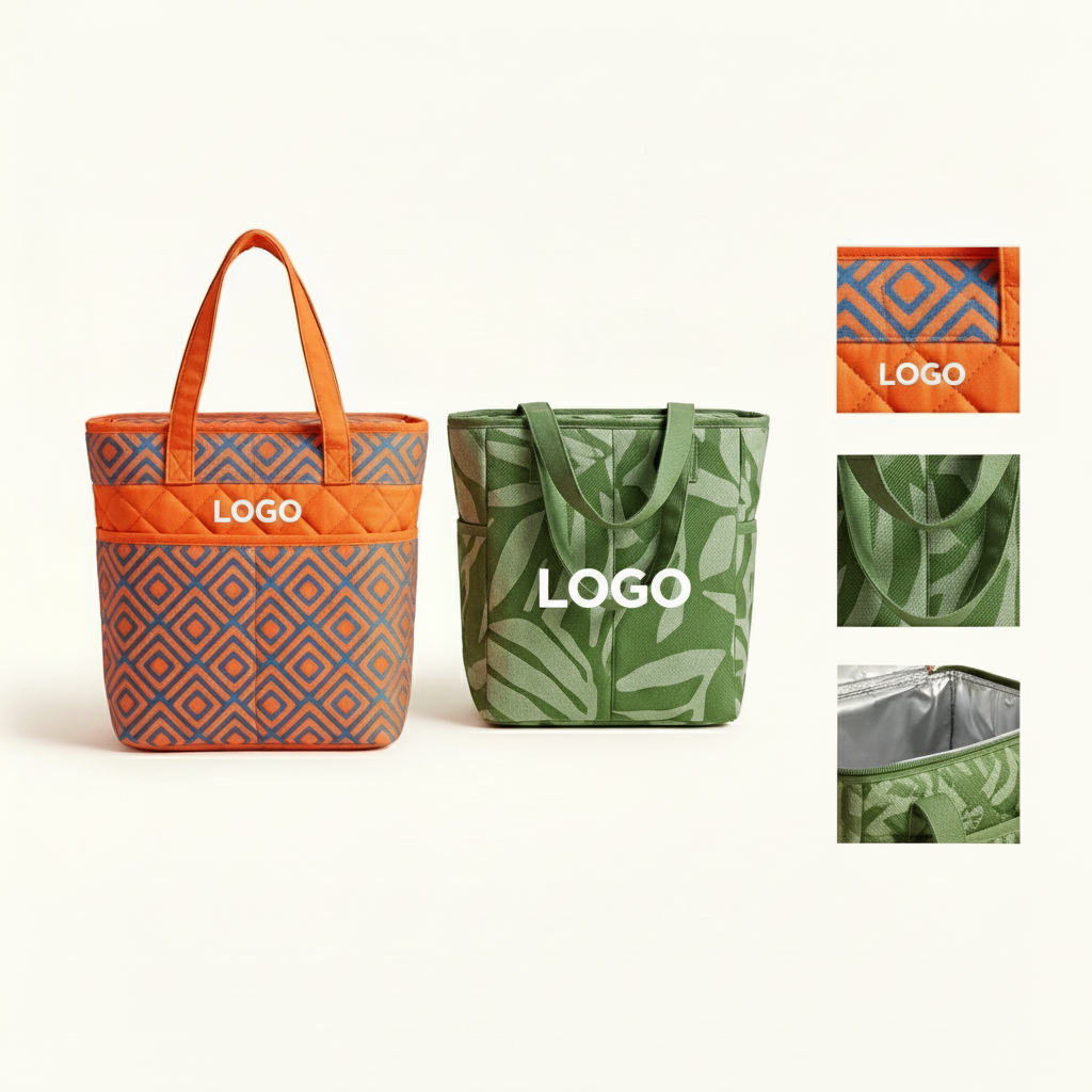 Durable Non-Woven Insulated Shopping Bag, Portable & Large Capacity