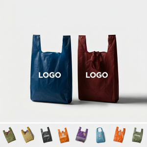 Custom Logo T-Shirt Style Promotional Shopping Bags