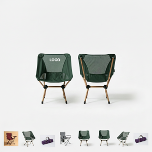 Compact Folding Camp Chair with Carry Bag