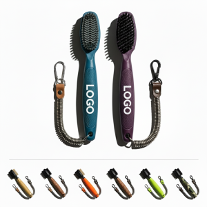 Multi-Color Golf Club & Shoe Brush Set with Carabiner Clip