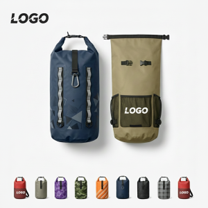 15L Waterproof PVC Dry Bag Set in Multiple Colors & Styles